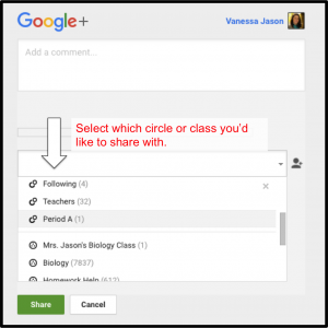 select-your-circle-to-share-with