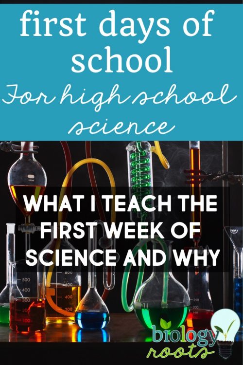 first day of school science high school first week of school science activities ideas