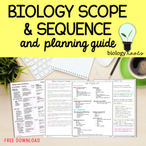 FREE Biology Scope and Sequence
