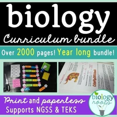No Prep Year Long Biology Curriculum